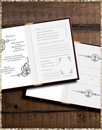 Gästebuch Hochzeit - Mystik Gold Wedding Gästebuch Hochzeit - Mystik Gold Wedding